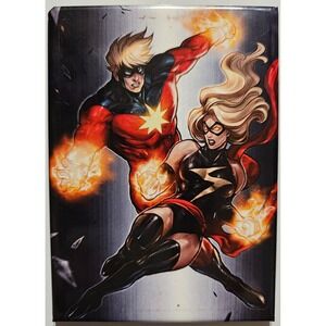 Captain‎ Marvel Ms. Marvel Comic Book Heroes Magnet